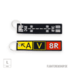 Stoff-Schlüsselanhänger AV8R/Aviator (groß)