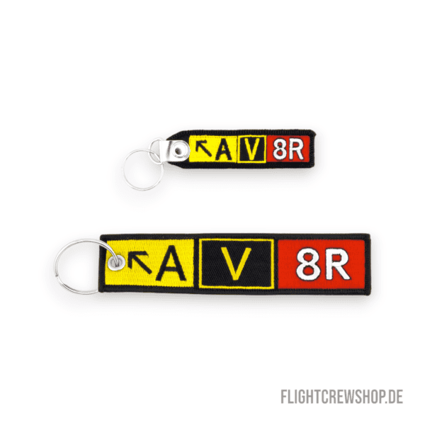 Stoff-Schlüsselanhänger AV8R/Aviator (groß) - Image 2